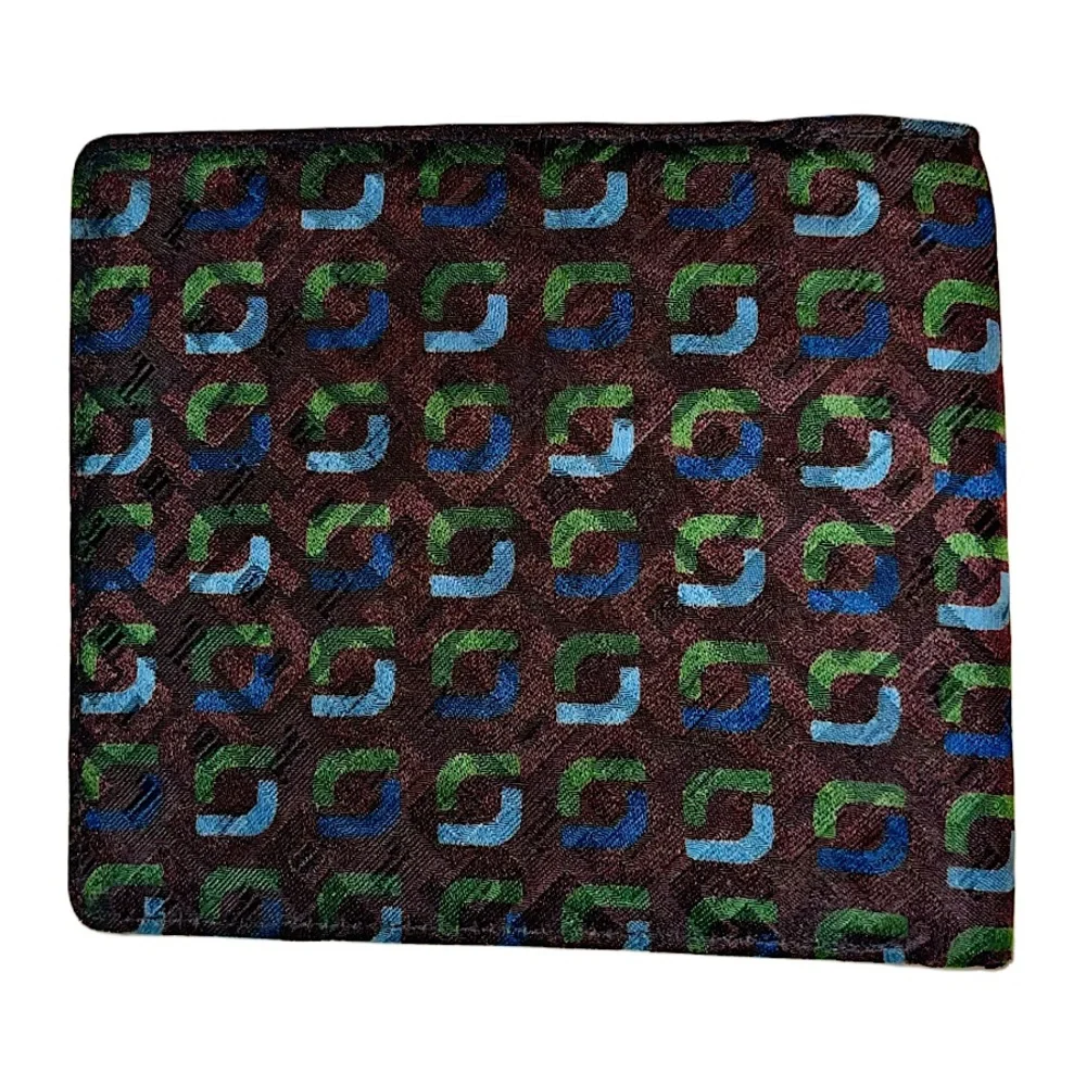 Authentic Vintage Christian Dior CD Monogram Silk Wallet